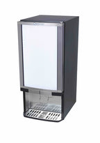 Gastro-Cool BIB20 Bag-in-Box-Dispenserkühlschrank 2x 10 Liter schwarz, 2 verschiedene Getränke