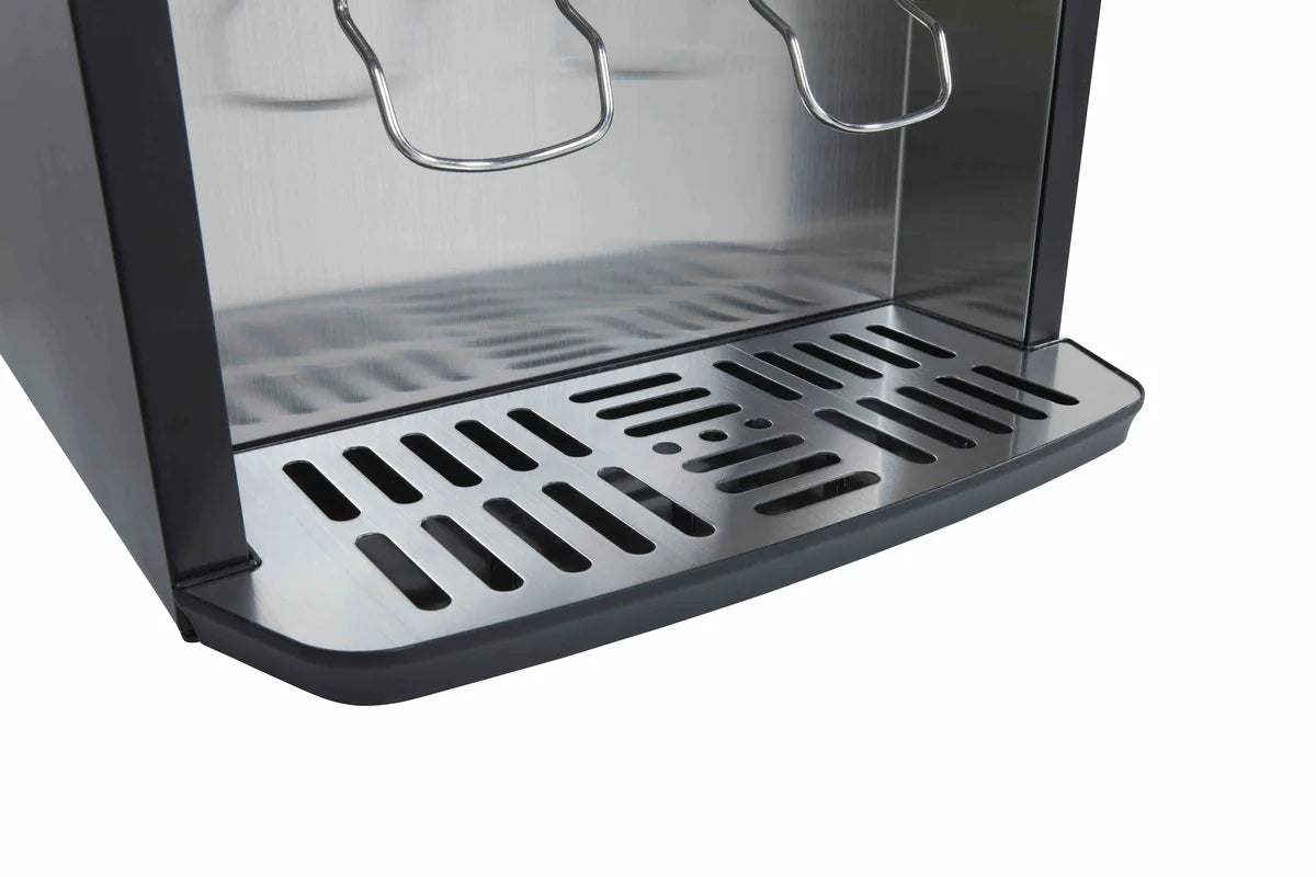 Gastro-Cool BIB20 Bag-in-Box-Dispenserkühlschrank 2x 10 Liter schwarz, 2 verschiedene Getränke