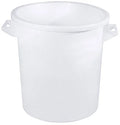 Kunststofftonne Polyethylen weiß 75l - ohne Deckel