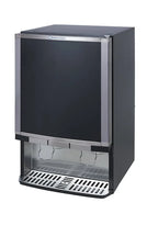 Gastro-Cool BIB30 Bag-in-Box-Dispenserkühlschrank 3x 10 Liter schwarz, 3 verschiedene Getränke