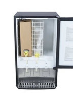 Gastro-Cool BIB30 Bag-in-Box-Dispenserkühlschrank 3x 10 Liter schwarz, 3 verschiedene Getränke
