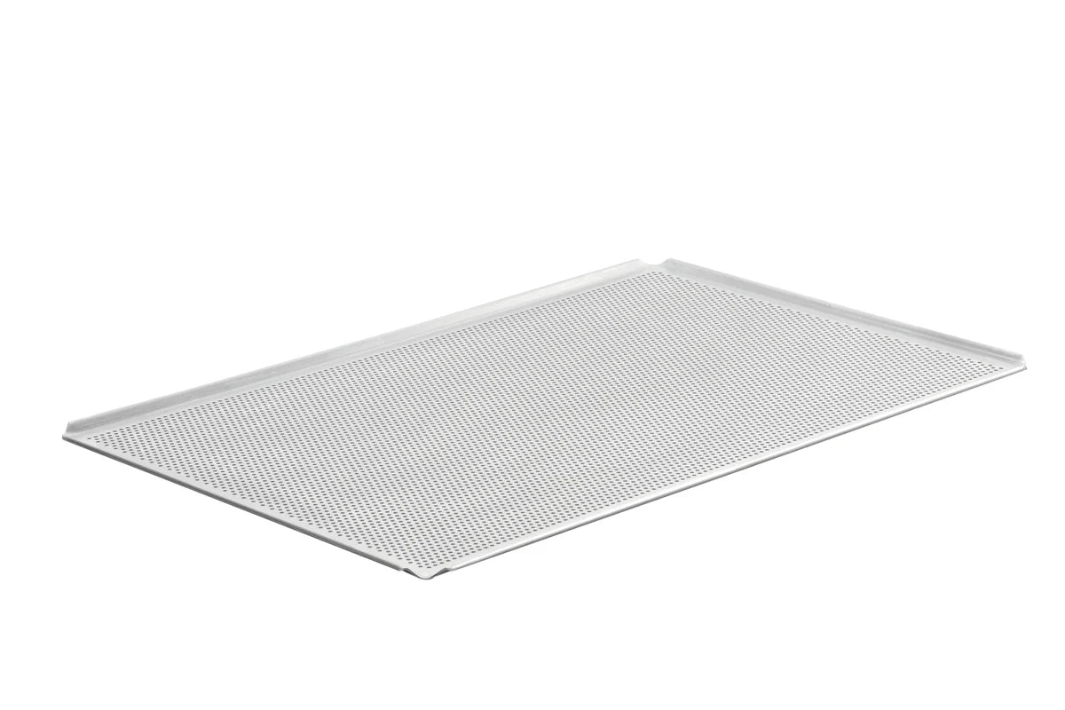 Schneider Alu-Backblech mit 3 mm Lochung 600 x 400 mm, 45° Ränder