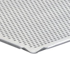 Schneider Alu-Backblech mit 3 mm Lochung 600 x 400 mm, 45° Ränder