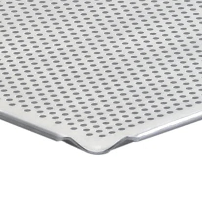 Schneider Alu-Backblech mit 3 mm Lochung 600 x 400 mm, 45° Ränder