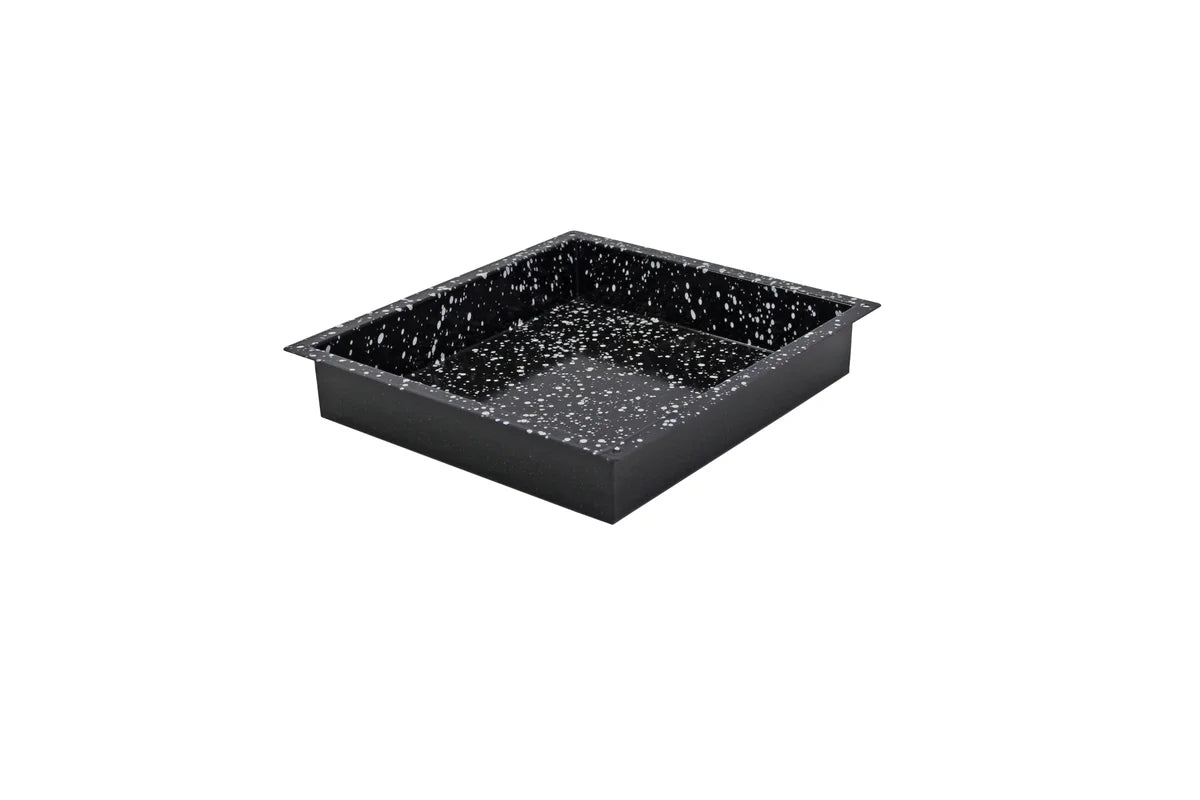 Schneider GN 2/3 Granit-Emaille Konvektomatenblech 60 mm, 90° Ränder