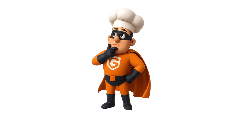 
Hero überlegend