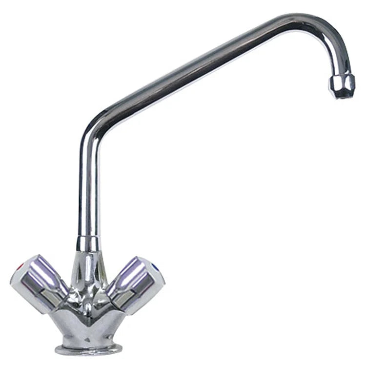 Gastro-Inox HP Duobloc Hochwandmodell 25(Ø)mm Wasserhahn 200mm