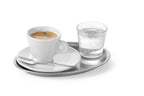 Edelstahl Kaffeehaustablett, 265 x 195 mm