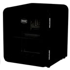 Gastro-Cool RC55 Minibar Retro Miami 46 Liter mit Glastür schwarz, Retro Design
