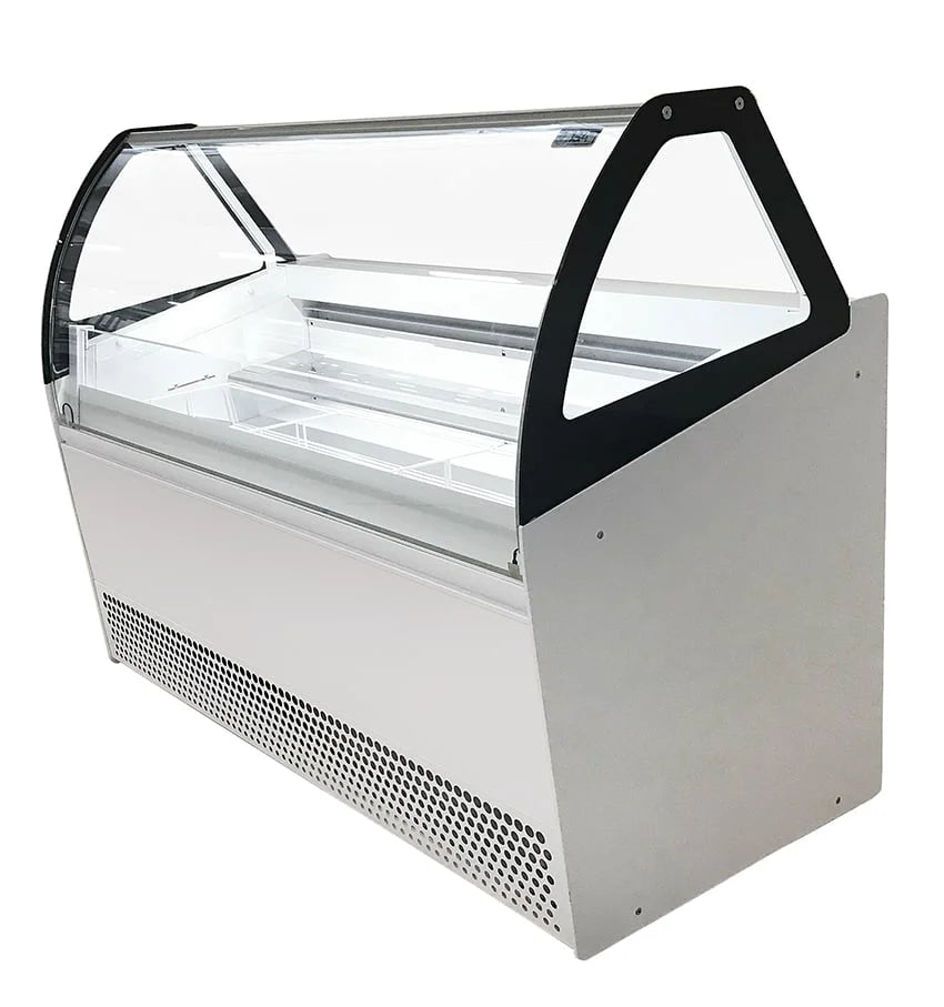 NordCap Speiseeisvitrine BERMUDA VIEW LX 13 UM mit Umluftkühlung