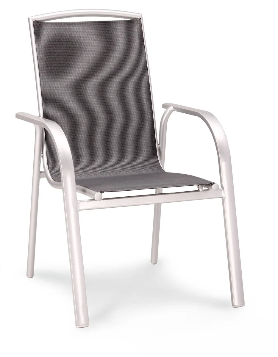barths Stapelsessel Palermo silber/anthrazit