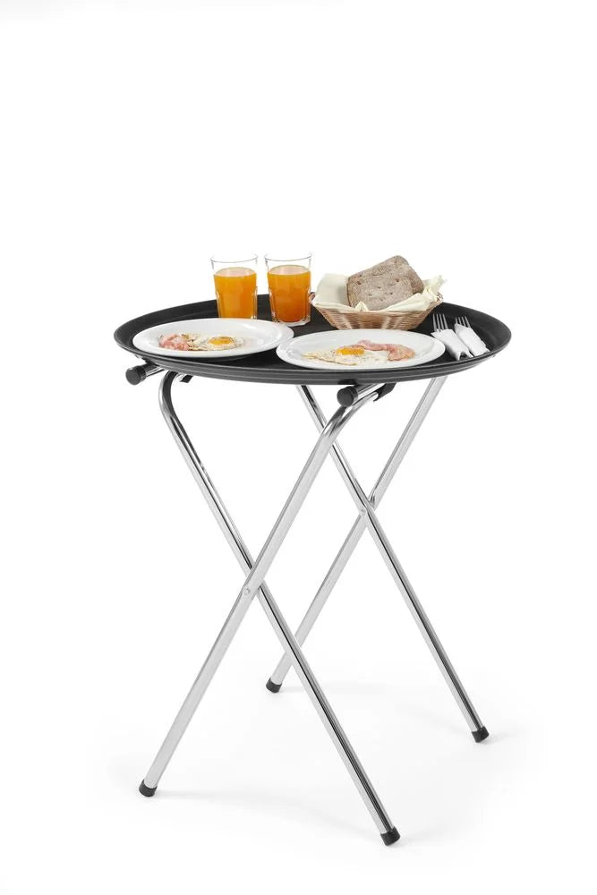 Serviertablett, schwarz - oval 735x600x35 mm