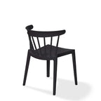 Feros Stapelstuhl Windson, Schwarz, Polypropylen
