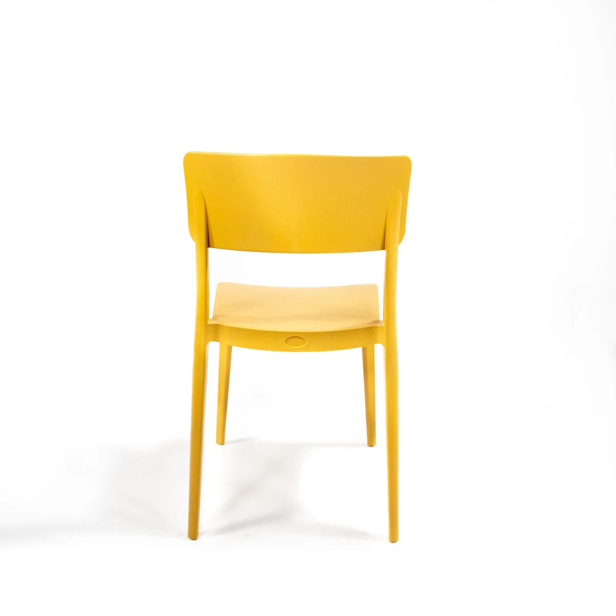 Feros Wing Chair Senf, Stapelstuhl Kunststoff