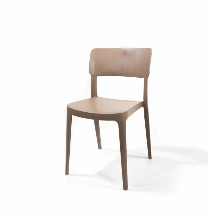 Feros Wing Chair Sand Beige, Stapelstuhl Kunststoff
