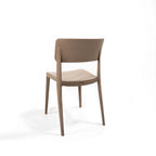 Feros Wing Chair Sand Beige, Stapelstuhl Kunststoff