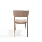 Feros Wing Chair Sand Beige, Stapelstuhl Kunststoff