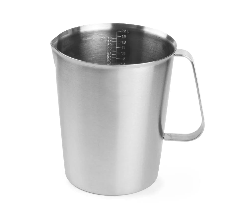 Edelstahl Messbecher, Inhalt 2,0 Liter