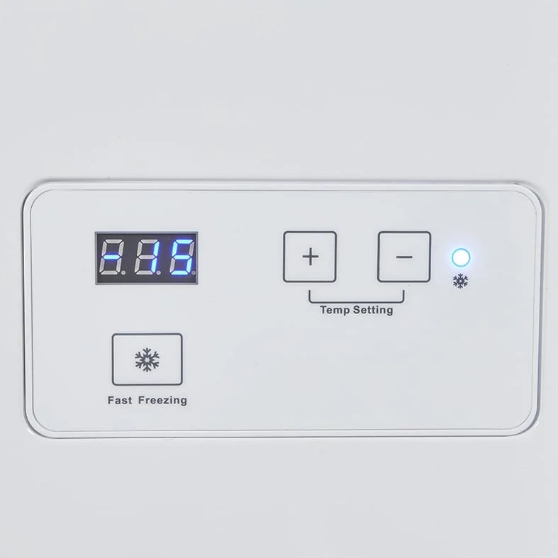 Gastro-Cool FC100 Gefrier-Kühltruhe 100 Liter weiß/blau, LED