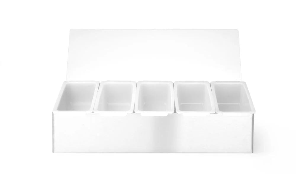 Zutatenbehälter, 5 Behälter - 375 x 140 x 90mm