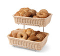 Brötchen-Center GN 1/2 Set 2 mit Chromgestell, Ploy Rotan