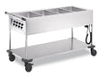 B.PRO Speisenausgabewagen SAW 4, 4x GN 1/1-200, nass + trocken beheizbar