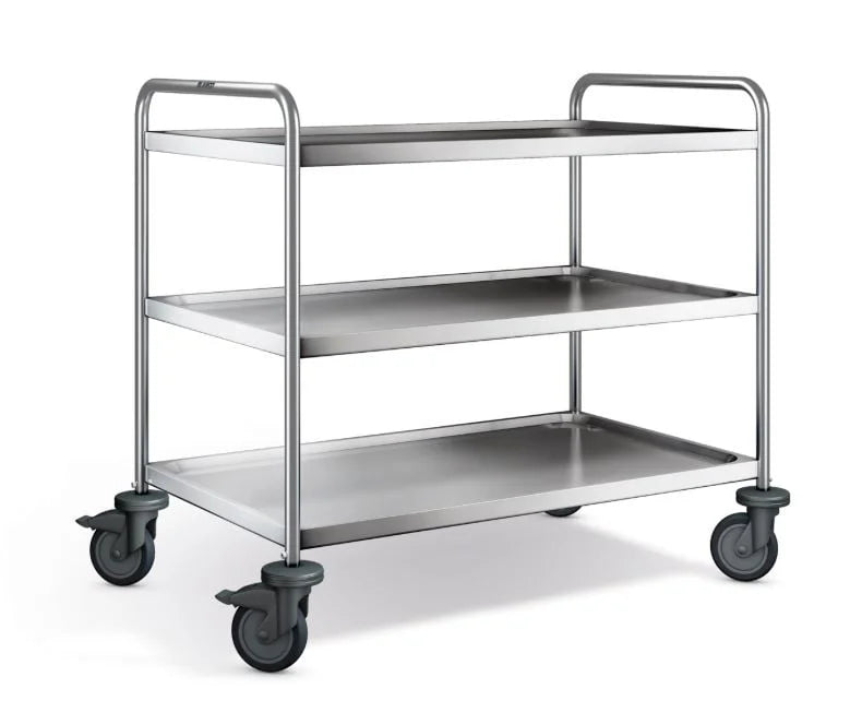 B.PRO Servierwagen SW 10 x 6-3, Kunststoffrollen