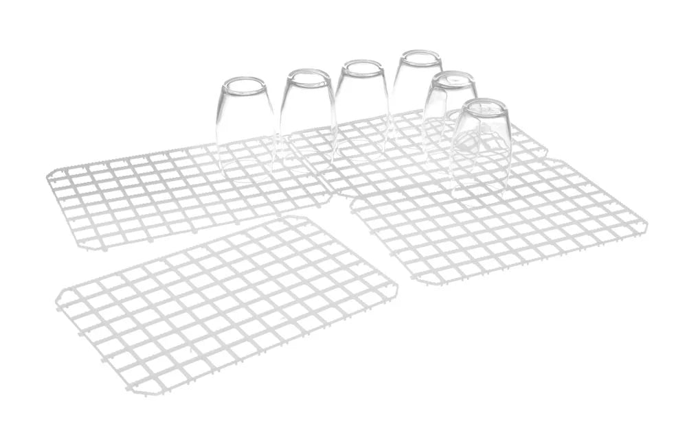 Abtropfmatte steckbar Kunststoff 5er-Set auf Skinkarte