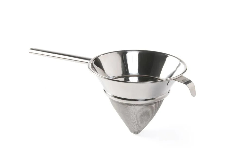 Spitzsieb aus Edelstahl, feinmaschig, 245 mm