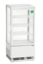 Bartscher Mini-Kühlvitrine 78L, weiß