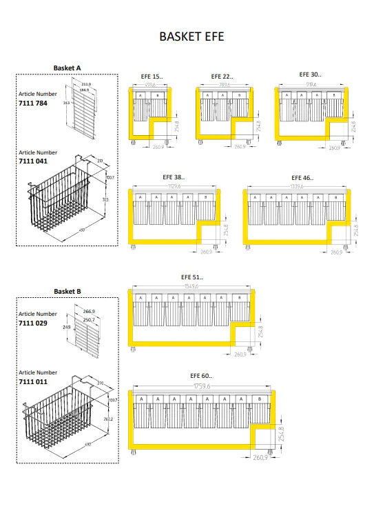 Liebherr Korb A für EFE Kühltruhen