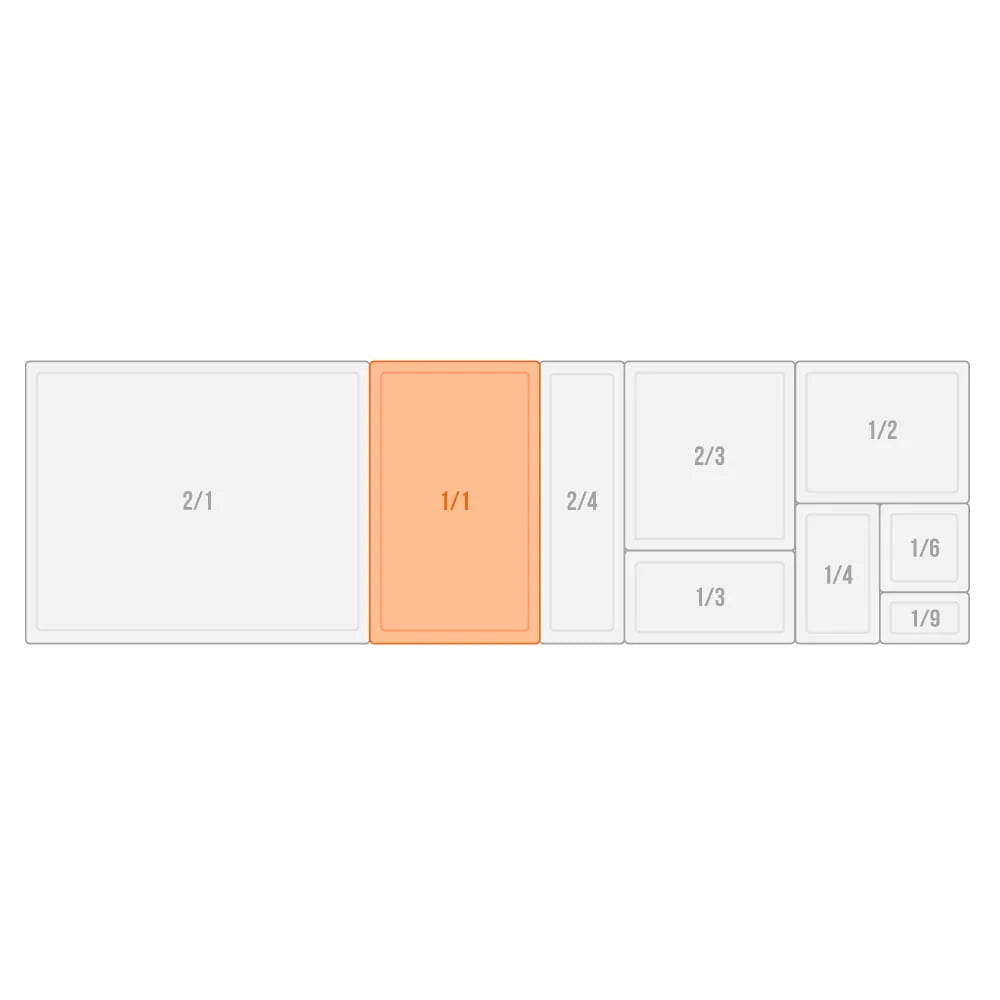 Vogue GN-Deckel 1/1 Polycarbonat