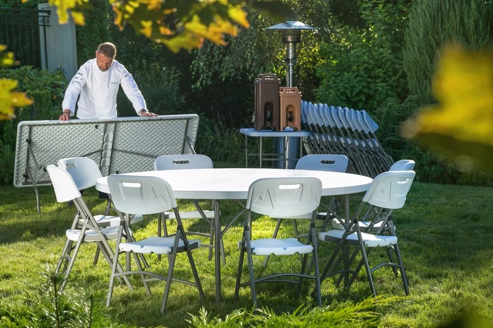 Buffettisch rund klappbar Ø1500x(H)740