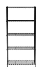 Regalsystem mit 4+1 Regalfächer, mit Stellfüßen, 184cm Höhe