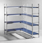 Regalsystem 4 böden 2x GN 1060x325x1685 mm