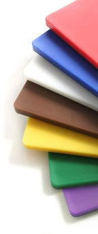 Schneidbrett 45 x 30 x 1,3 cm - HDPE rot