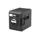 Rieber Thermobox 52 Liter Frontlader mit digitaler Umluftheizung, schwarz