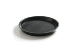 Serviertablett Polyform rund, schwarz