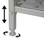 Einhängeregal Profi 1450 x 400 x 1670 mm, 4 Böden