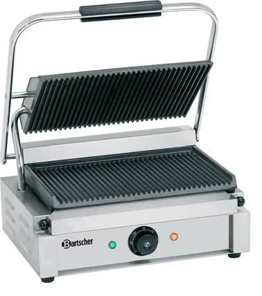 Elektro-Kontaktgrill 2,2 kW Grillplatten gerillt