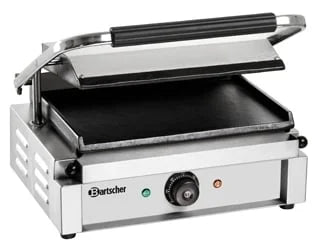 Elektro-Kontaktgrill 2,2 kW Grillplatten glatt
