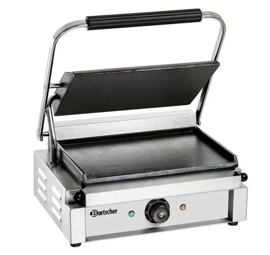 Elektro-Kontaktgrill 2,2 kW Grillplatten glatt