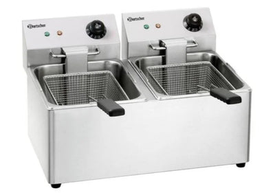 
Bartscher Elektro-Doppel-Fritteuse SNACK IV 2x 8 Liter