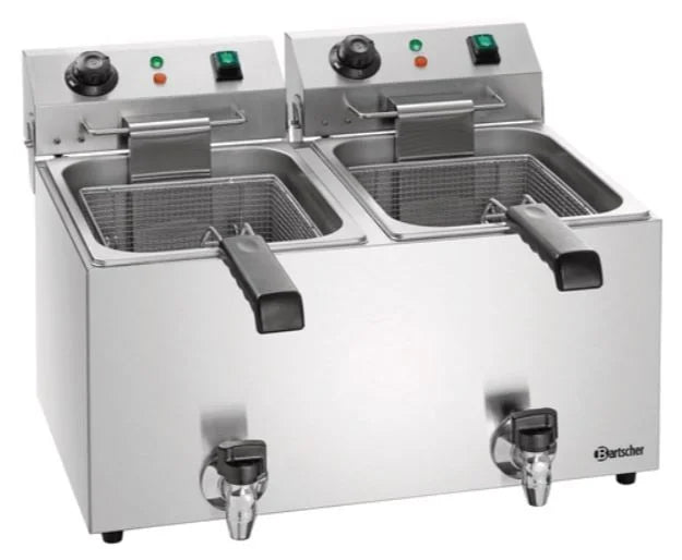 Bartscher Elektro-Fritteuse SNACK IV Plus 2 x 9L