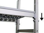 Einhängeregal Profi 750 x 400 x 1670 mm, 4 Böden