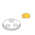Fimar Nudelformscheibe Gnocchi 78