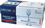 Arcoroc Mineral Weinglas 45 cl mit Füllstrichen bei 0,1 und 0,2 l, 18er Practic-Box