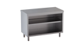Edelstahl-Arbeitsschrank ECO 14x7 offen ohne Aufkantung