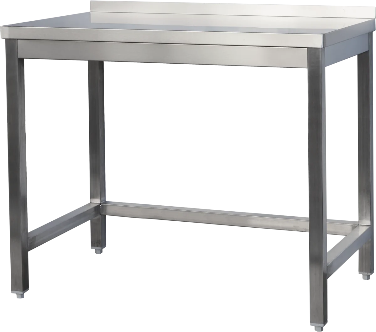 Edelstahl Arbeitstisch Profi 1800 x 600 mm - mit Aufkantung