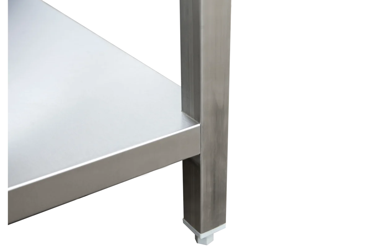 Edelstahl Arbeitstisch Profi 1000 x 700 mm - mit Grundboden